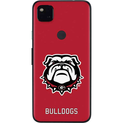 University of Georgia Bulldogs Logo Google Pixel 4a Skin